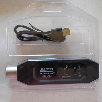 Alto Bluetooth Total MKII MK2 XLR Rechargeable Bluetooth Audio Receiver Adapter