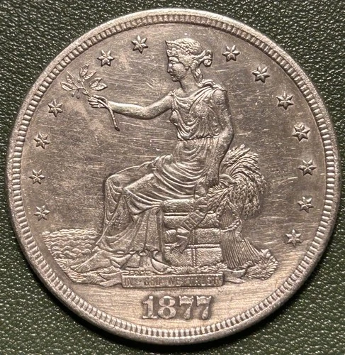 1877-S Trade Dollar - Lightly Circulated