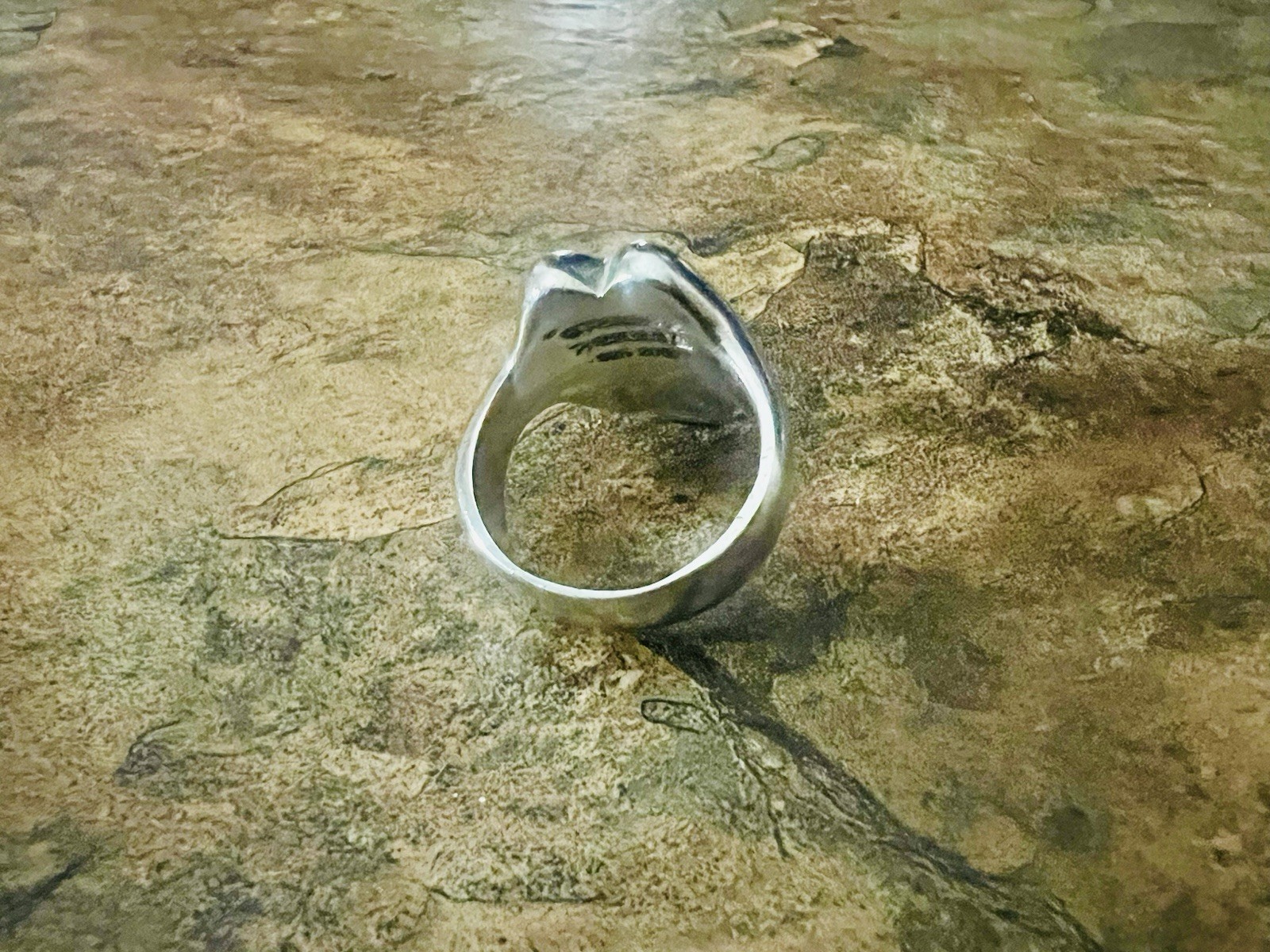 Chrome Hearts X Rolling Stones 2002  Sterling Silver Lips Tongue Ring Sz 11.75 thumbnail 4