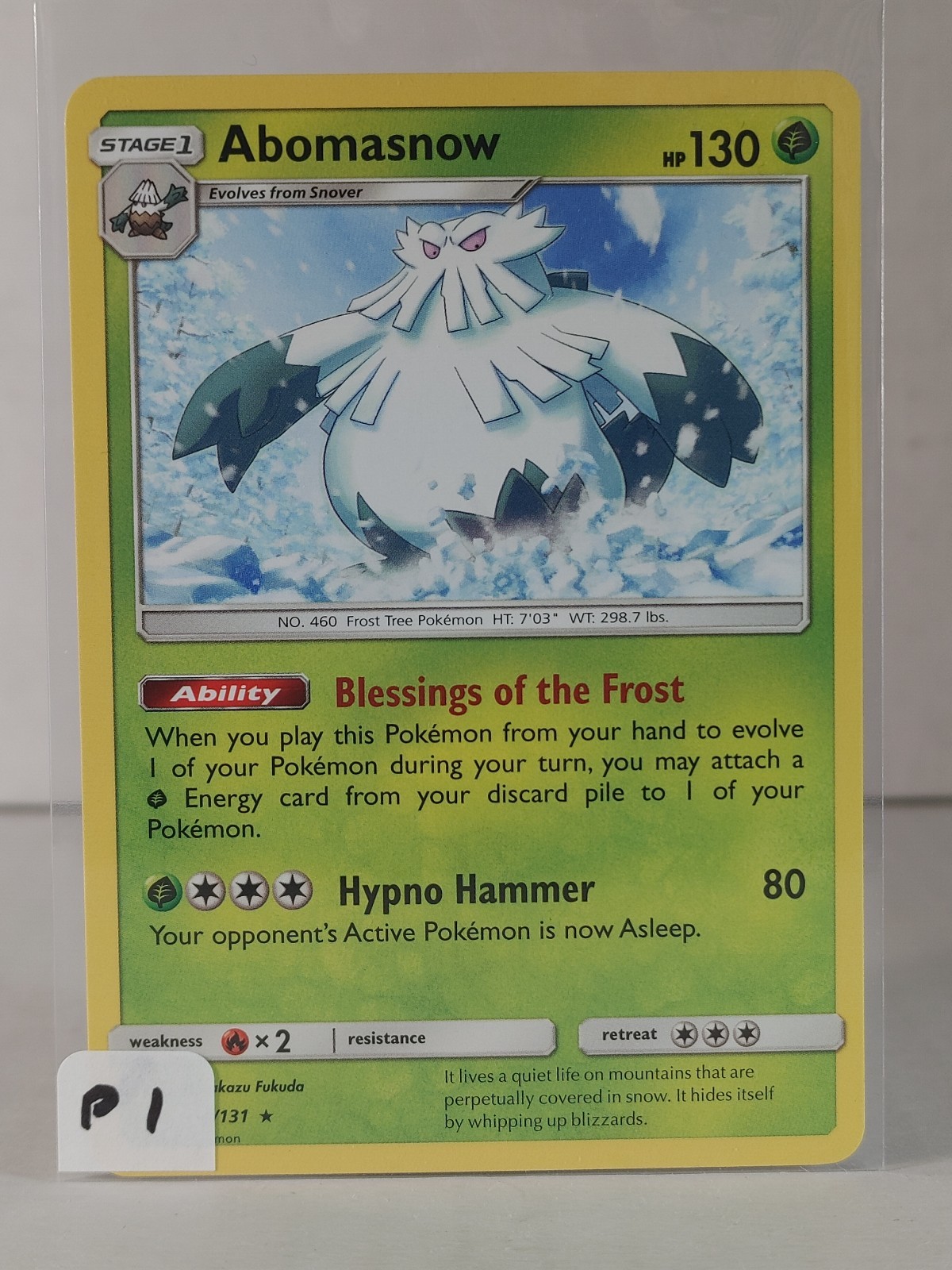 Abomasnow - rare - SM: Forbidden Light #4 - POKEMON  - NM - U Pick