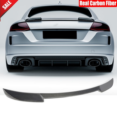 #ad #ad Real Carbon Fiber Rear Trunk Lip Spoiler Wing For Audi TT TTS TTRS MK3 2015 2023 $133.00