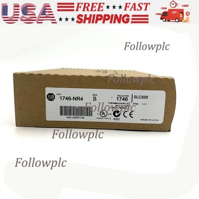 1746-NR4/B AB SLC 500 RTD Resistance PLC Module 1746NR4 New Factory Sealed