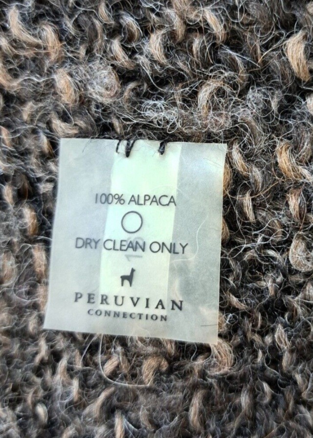Peruvian Connection Womens Medium 100% Alpaca Swe… - image 8