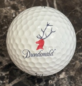 Dundonald Golf Club Souvenir Golf Ball. Scotland
