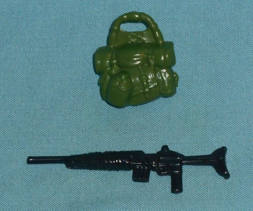 G.I. GI JOE gijoe TIGER FORCE RECONDO WEAPONS PARTS LOT gun backpack FREE SHIP