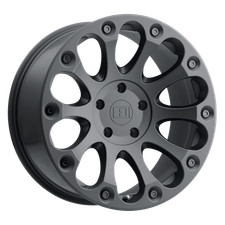 1 New 16x8.5 Level 8 Impact Black-matte Wheelrim 6x132 Et12 6-132