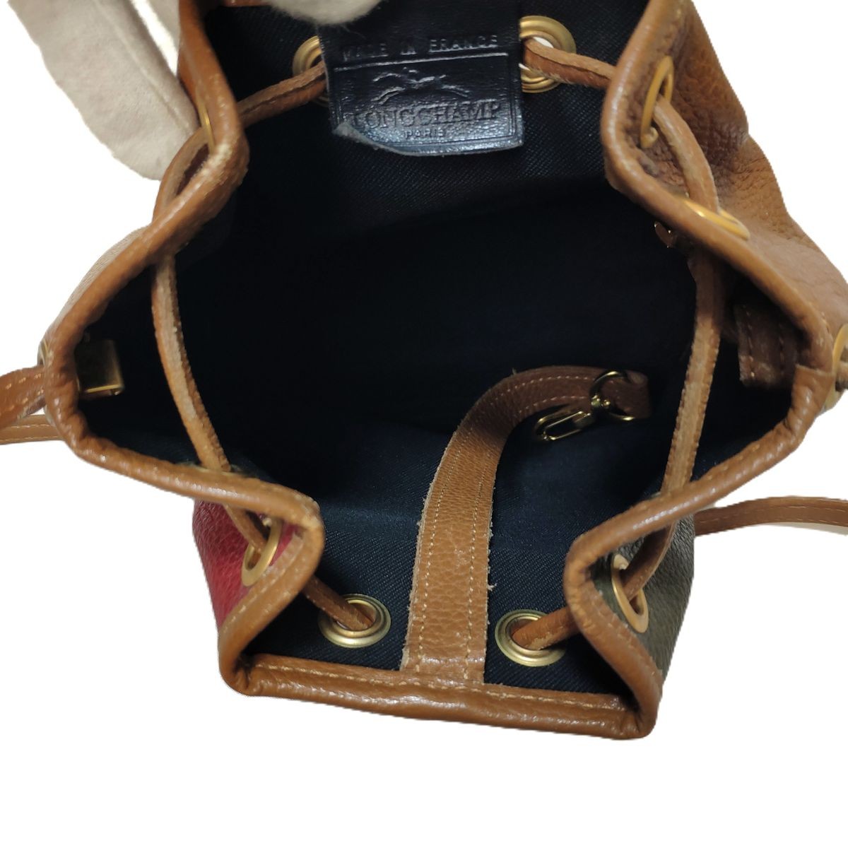 Rare Longchamp Longchamp Drawstring Shoulder Bag … - image 15