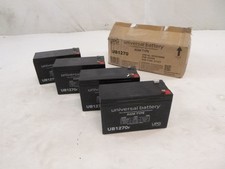 4 Pack UPG UB1270 12V 7Ah F1 Terminal Sealed Lead Acid Replacement Battery
