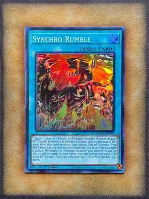 Yugioh Synchro Rumble AGOV-EN060 Super Rare 1st Ed NM