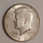 90% Silver 1964 D JFK Kennedy Half Dollar Brilliant Uncirculated  (BU)
