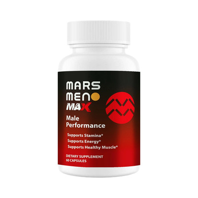 Premium Mars Men Max for Men - Supports Male Health & Performance - 60 Caps