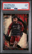 Marketplace image: 2024 Lorenzo Insigne Topps Finest MLS Superfractor Toronto FC Card 1/1 PSA 9
