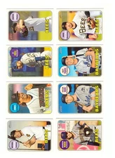 2018 Topps Heritage Minors w/ SPs LOS ANGELES ANGELS 8 Card Team Set