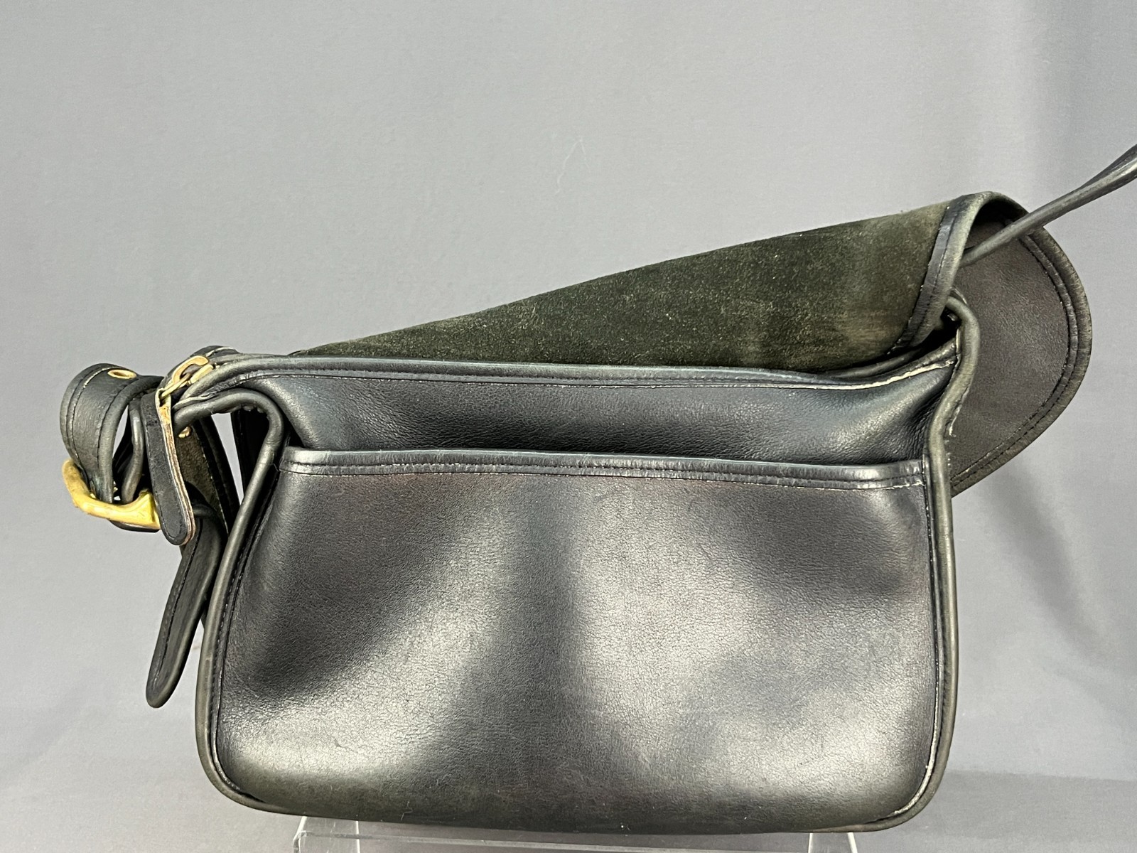 Vtg Coach Patricia's Legacy 9951 Black Leather Purse Shoulder Bag c. 1996 (414) image 6