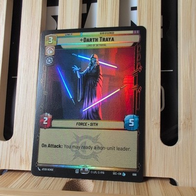 Star Wars Unlimited - DARTH TRAYA Foil Secrets of Power