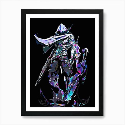Shinobi Valorant Kunstdruck gerahmt Wandbild Poster Leinwanddruck Bild