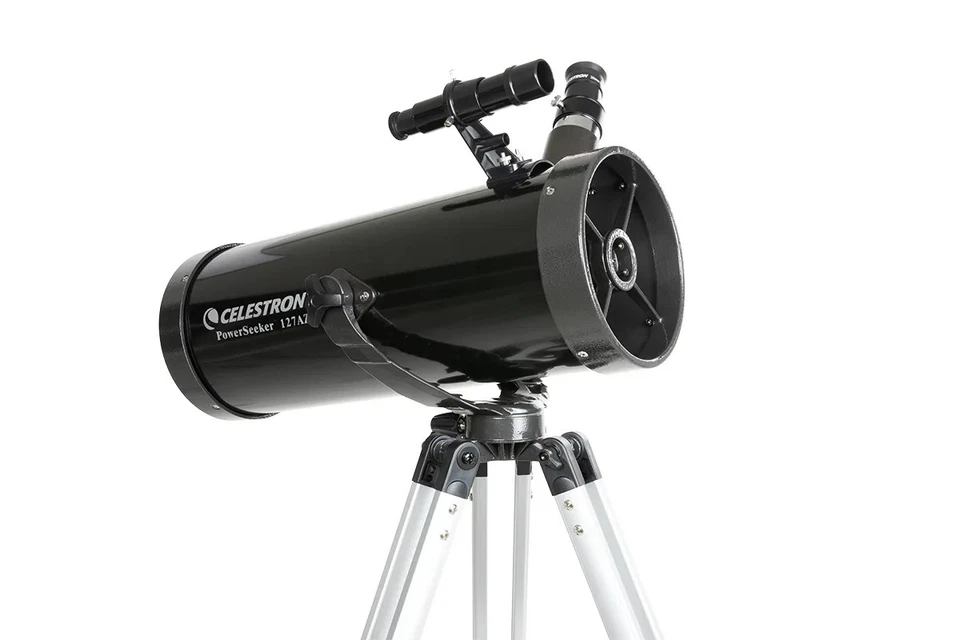 Celestron PowerSeeker 127AZ Telescope with Phone Adapter and Moon Filter - Image 4 of 4