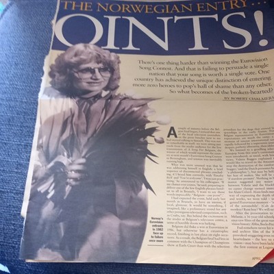  Eurovision 1998 Night & Day 5 Pages article on Norway