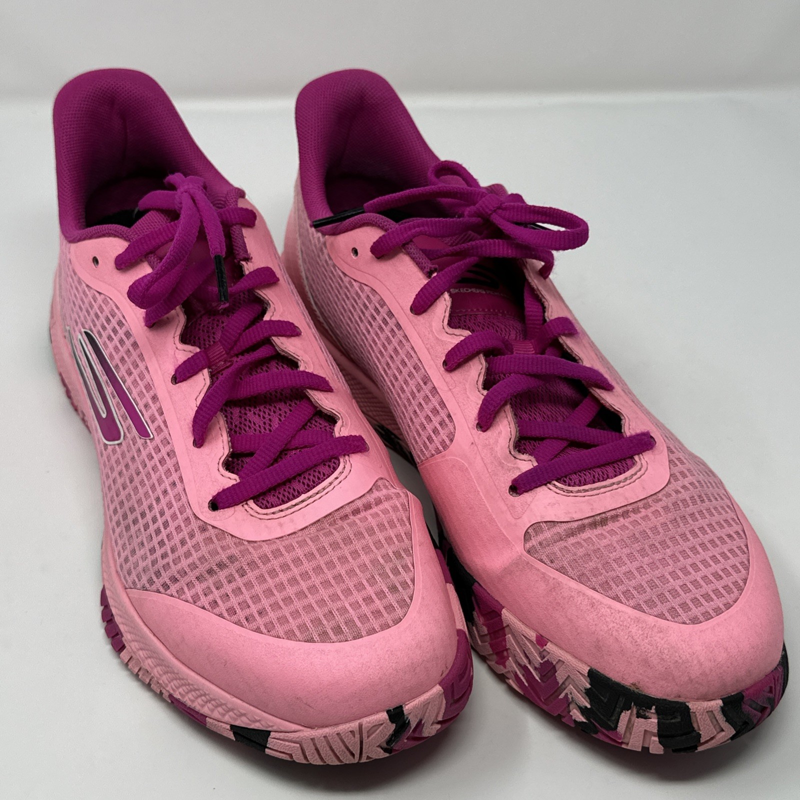 Skechers Go Train Arch Fit Viper Court Pro-Pickleball Sneaker Pink Womens Sz 11