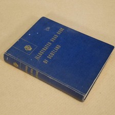 Vintage 1963 Book, Illustrated Road Map of Scotland, AA Travel/Map Guide