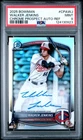 2025 Bowman Chrome Walker Jenkins Refractor Auto /499 PSA 9 MINT #CPAWJ