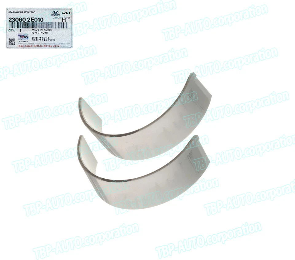 GENUINO ® Cojinete de varilla de conexión STD 2012-16 Hyundai Elantra Kia Soul 230602E010 Foto 2 de 4