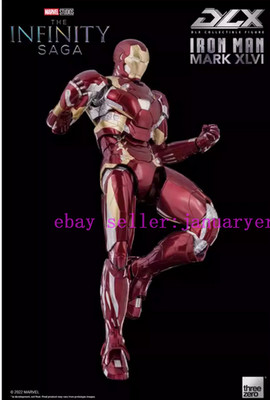 Perfect Threezero 3a  Dlx Iron Man Mark46 Christmas Gift Action Figure In St