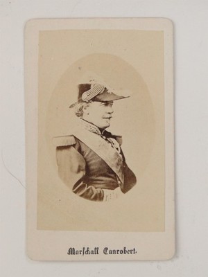 Marschall Canrobert französischer Offizier Uniform Portrait Foto um 1870