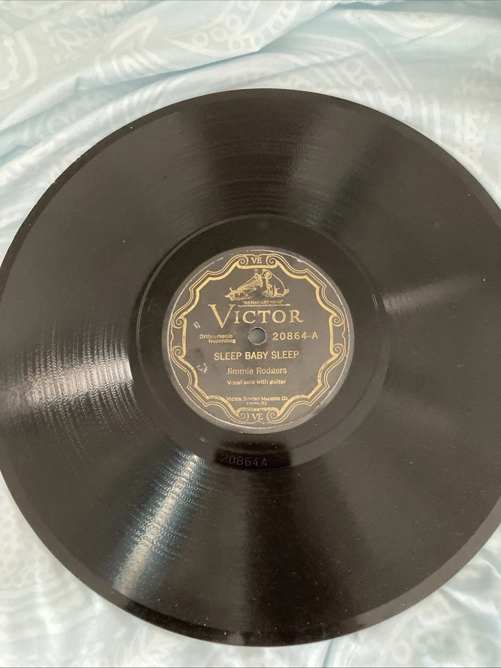 Jimmie Rogers - Sleep Baby Sleep Soldier’s Sweetheart Victor 78 Oakland Pressing - Image 2 of 4