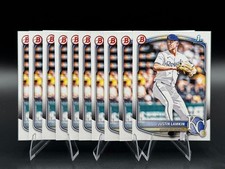 Lot (x10) 2025 Bowman Draft base paper Justin...