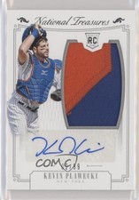 2015 Panini National Treasures 2/99 Kevin Plawecki #186 Auto i5q