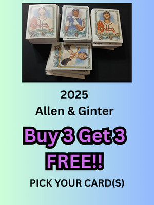 2025 Topps Allen & Ginter pick your card(s) - Fill That Set, create lot