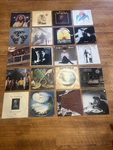 20 Lot Classic Rock Vinyl LP Records Fleetwood Mac Kansas Benatar Billy Joel WHO
