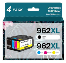 4PK 962XL Ink Cartridge HP Officejet Pro 9010 9015 9016 9018 9019 9020 9025