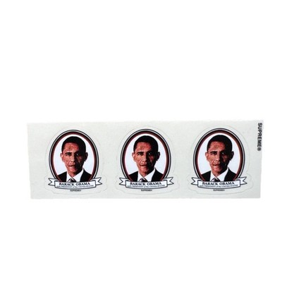 Supreme Barack Obama 3 Aufkleber Sticker Neu New Original