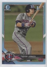 2018 Bowman Draft Chrome Sky Blue Refractor 152/402 Trevor Larnach #BDC-70 12dm
