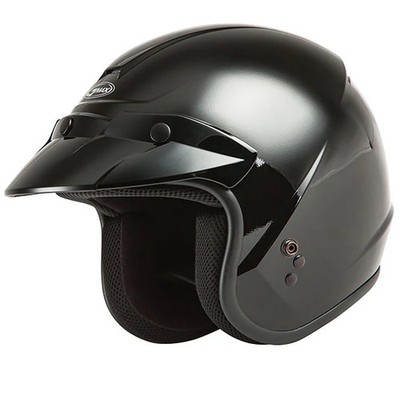 GMAX OF-2 OPEN FACE HELMET XL BLACK G1020027