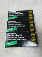   30 NEW SYLVANIA 120MB MINIATURE LAMPS 5LM 3W LOT OF 30