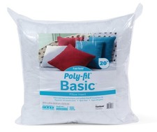 Fairfield Poly-Fil Basic Pillow Inserts, Ideal for Decorative Pillows, Travel...