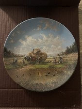 Vintage Seltmann Weiden Collector Plate – “Erntezeit in den Feldern” (1986)