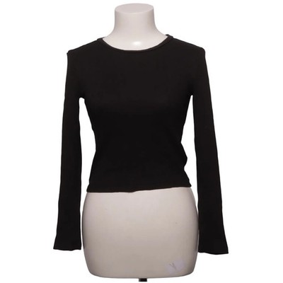 Divided by H&M, Langarmshirt, Größe: S, Schwarz, Baumwolle/Elasthan #sMQ