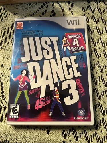 Ubisoft Just Dance 3 Nintendo Wii 2011 Multiplayer Wi-Fi Pay & Play E10+ Dance