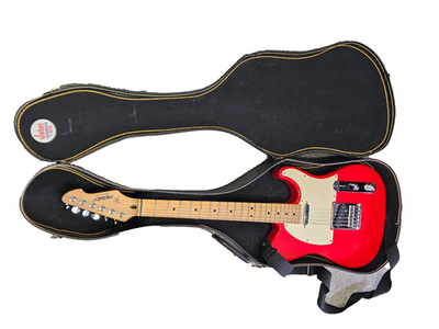 #ad RARE Vintage Peavey Reactor Guitar Red $440.02
