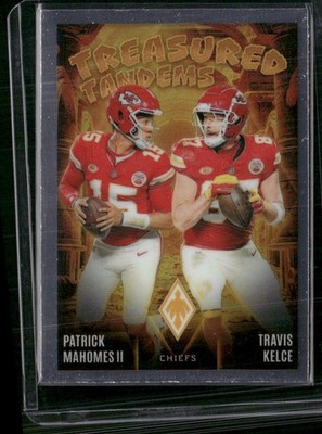 2024 Panini Phoenix #TT-KC Patrick Mahomes II / Travis Kelce Treasured Tandems