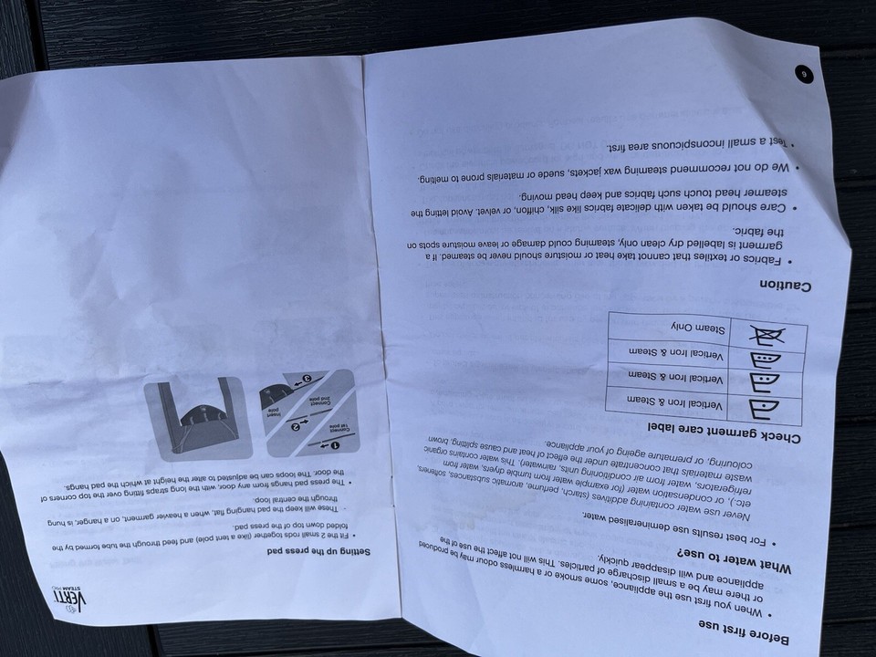 Verti Steam Pro Drew& Cole with Pad 3 In 1 Vertical Garment Steamer