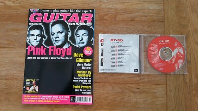 GUITAR TECHNIQUES magazine October 1997 Dave Gilmour P Floyd James T   - plus CD