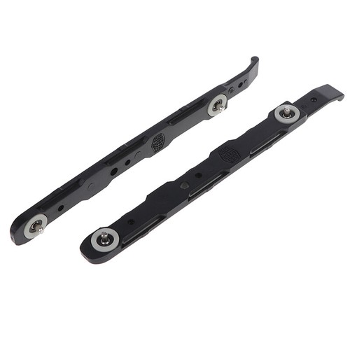 2 pezzi nuovo telaio nero disco rigido montaggio binari in plastica per Coo SZ - Afbeelding 2 van 9
