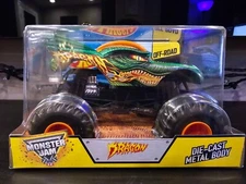 2015 Mattel Official Hot Wheels Dragon 1:24 Diecast Monster Jam Truck