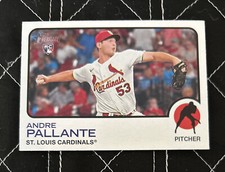 2022 Topps Heritage Andre Pallante RC Rookie #522 St. Louis Cardinals