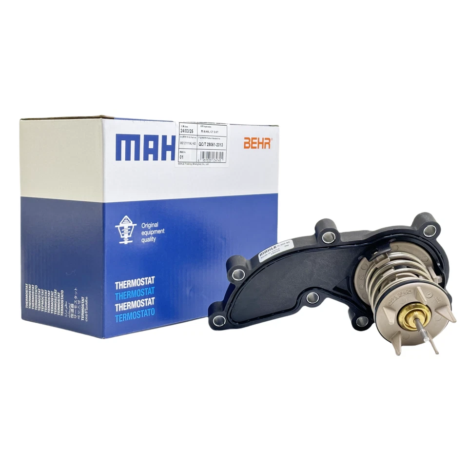 Engine Coolant Thermostat Mahle For VW Audi S4 S5 A6 A7 Q7 3.0 TFSI 06E121111AD Foto 4 de 4